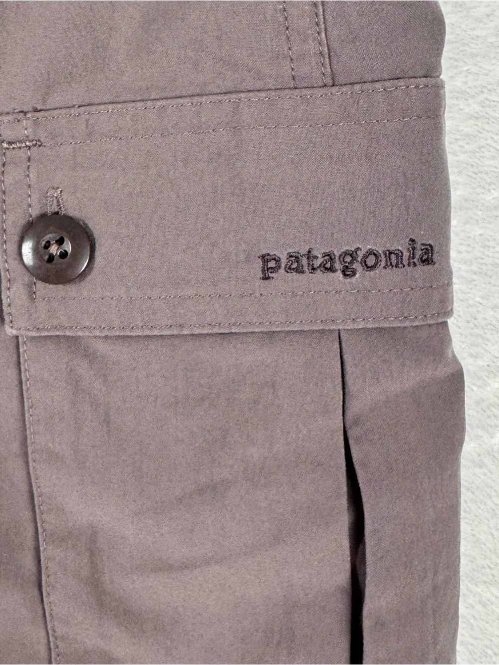 Patagonia Size 6 Mushroom Taupe Cargo Utility Hiking Skirt - Picture 4 of 7